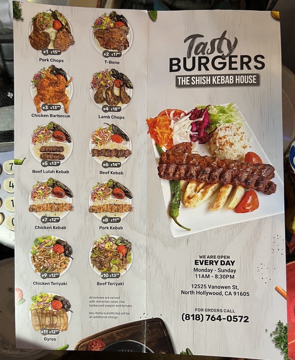 Tasty Burgers Menu - Image 3