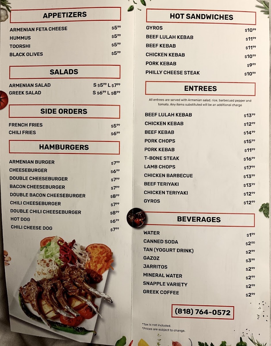 Tasty Burgers Menu - Image 4